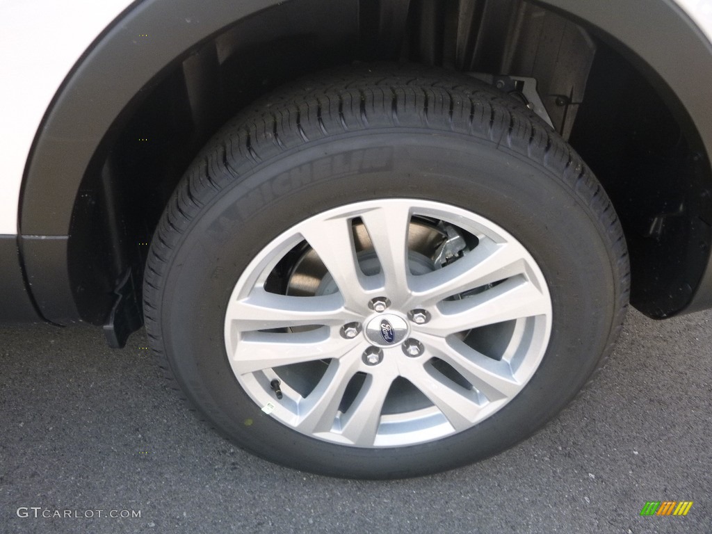 2018 Explorer XLT 4WD - White Platinum / Medium Stone photo #7