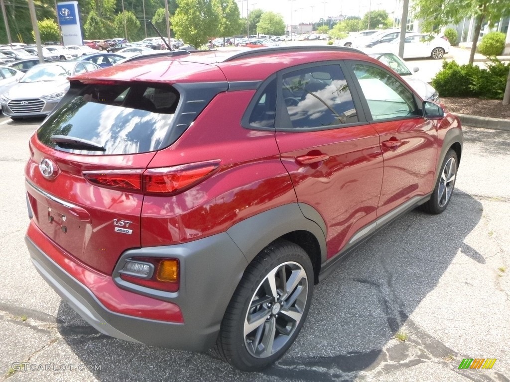 2018 Kona Limited AWD - Pulse Red / Black photo #2
