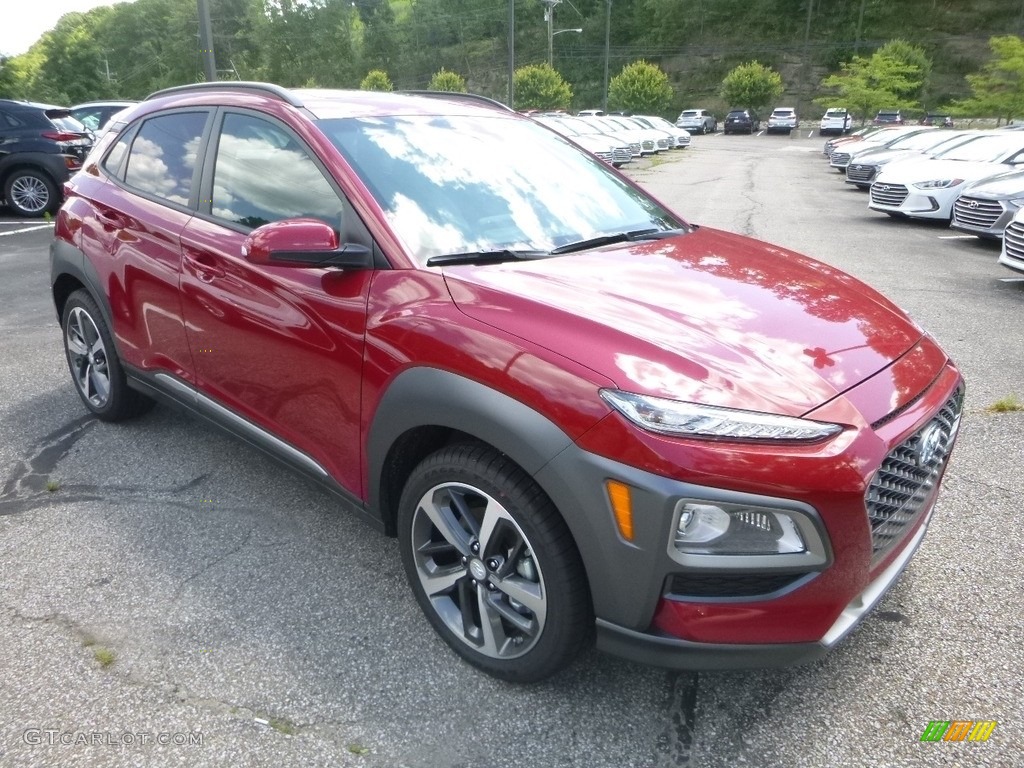 Pulse Red 2018 Hyundai Kona Limited AWD Exterior Photo #128347611
