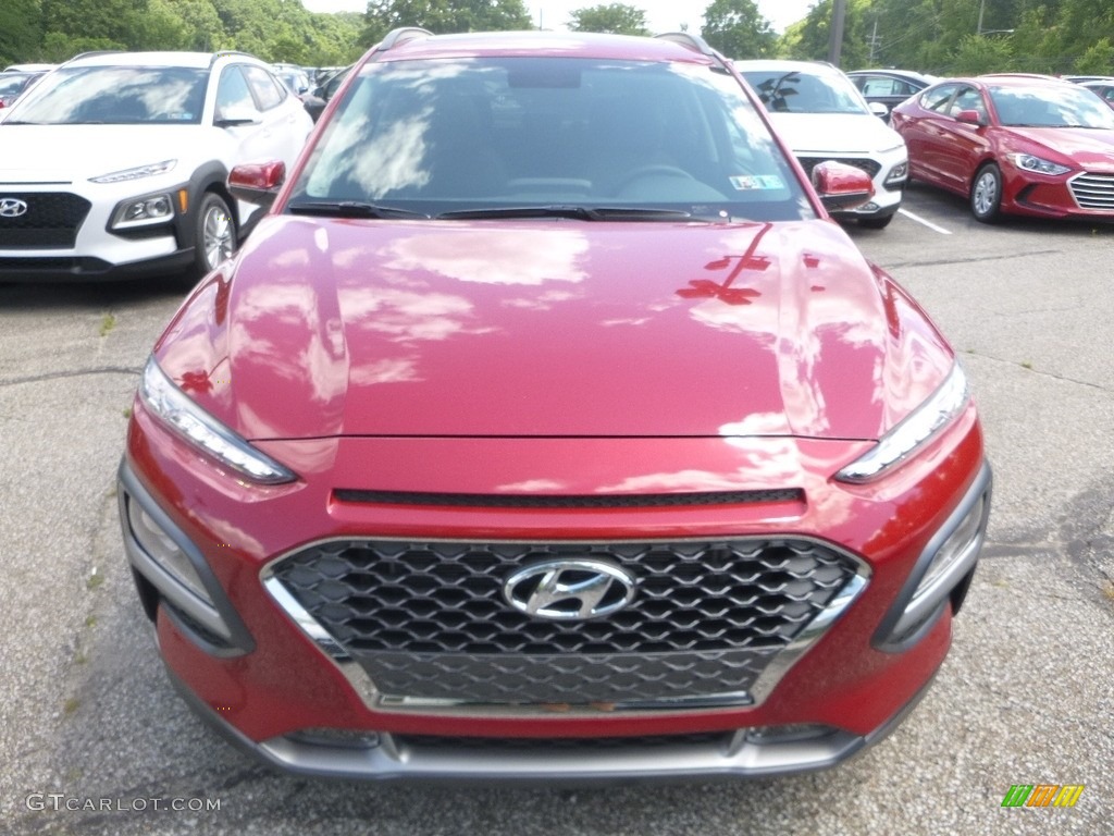 2018 Kona Limited AWD - Pulse Red / Black photo #4