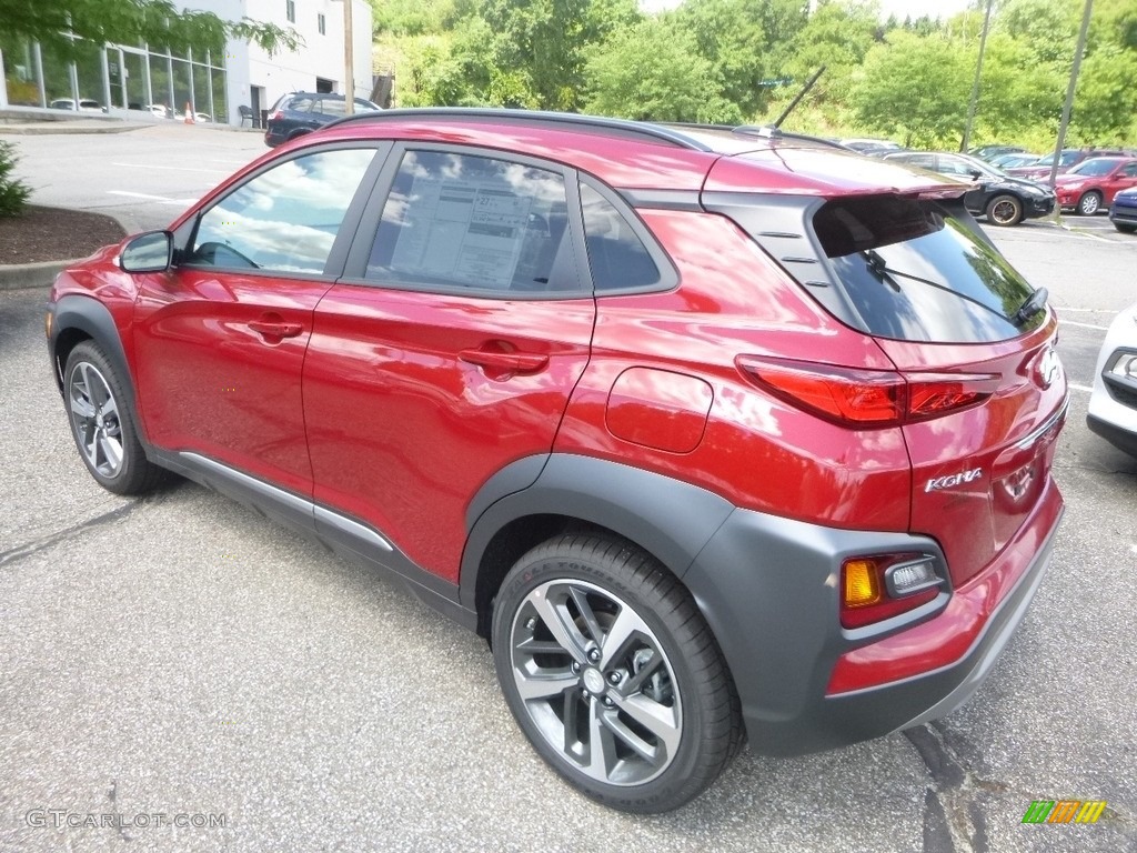 2018 Kona Limited AWD - Pulse Red / Black photo #6