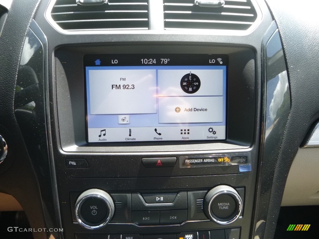 2018 Explorer XLT 4WD - White Platinum / Medium Stone photo #14