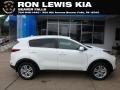 2019 Clear White Kia Sportage LX AWD  photo #1