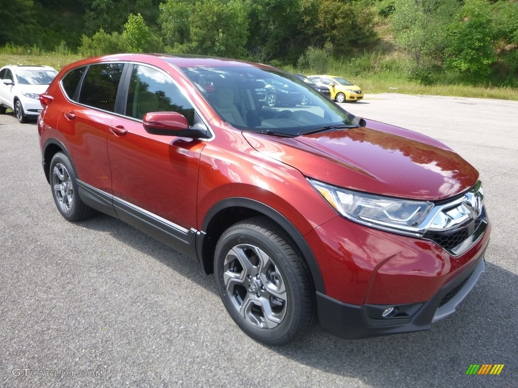 2018 CR-V EX AWD - Molten Lava Pearl / Ivory photo #5