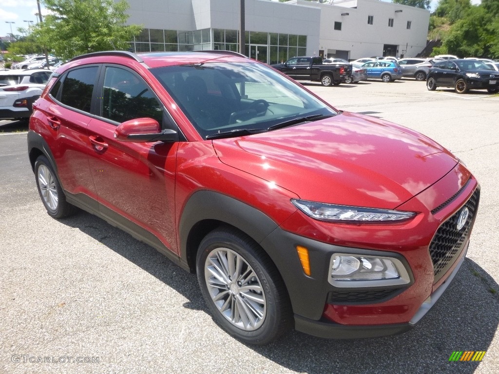 Pulse Red 2018 Hyundai Kona SEL AWD Exterior Photo #128349402