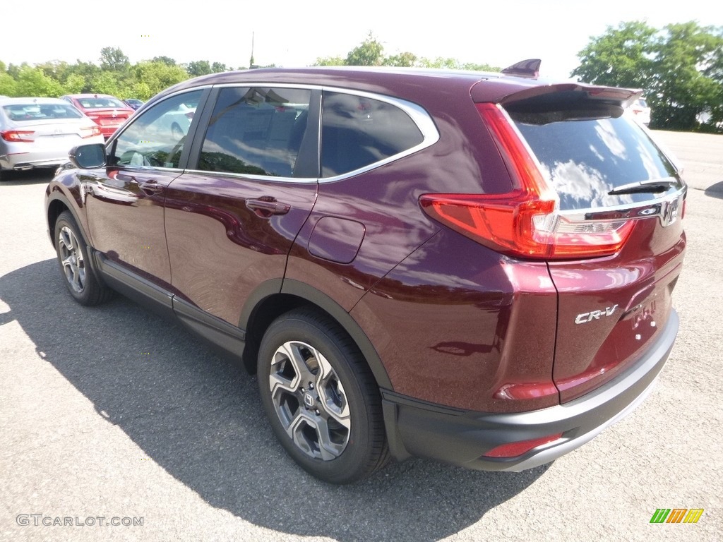 2018 CR-V EX AWD - Basque Red Pearl II / Gray photo #2