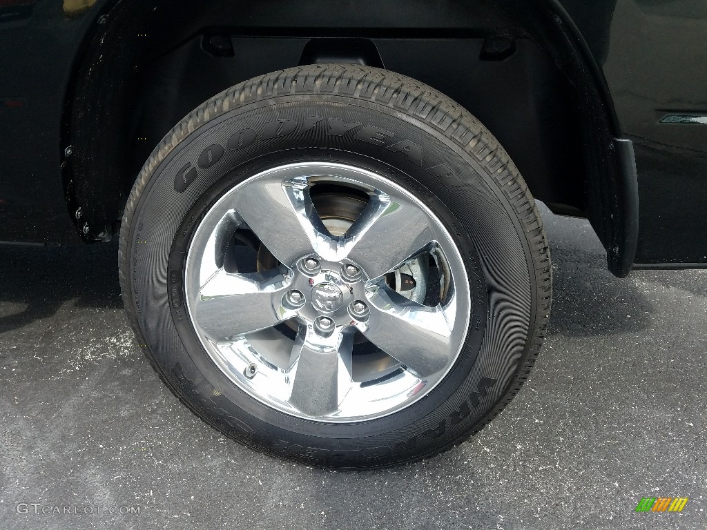 2017 1500 Big Horn Crew Cab 4x4 - Black Forest Green Pearl / Black/Diesel Gray photo #20