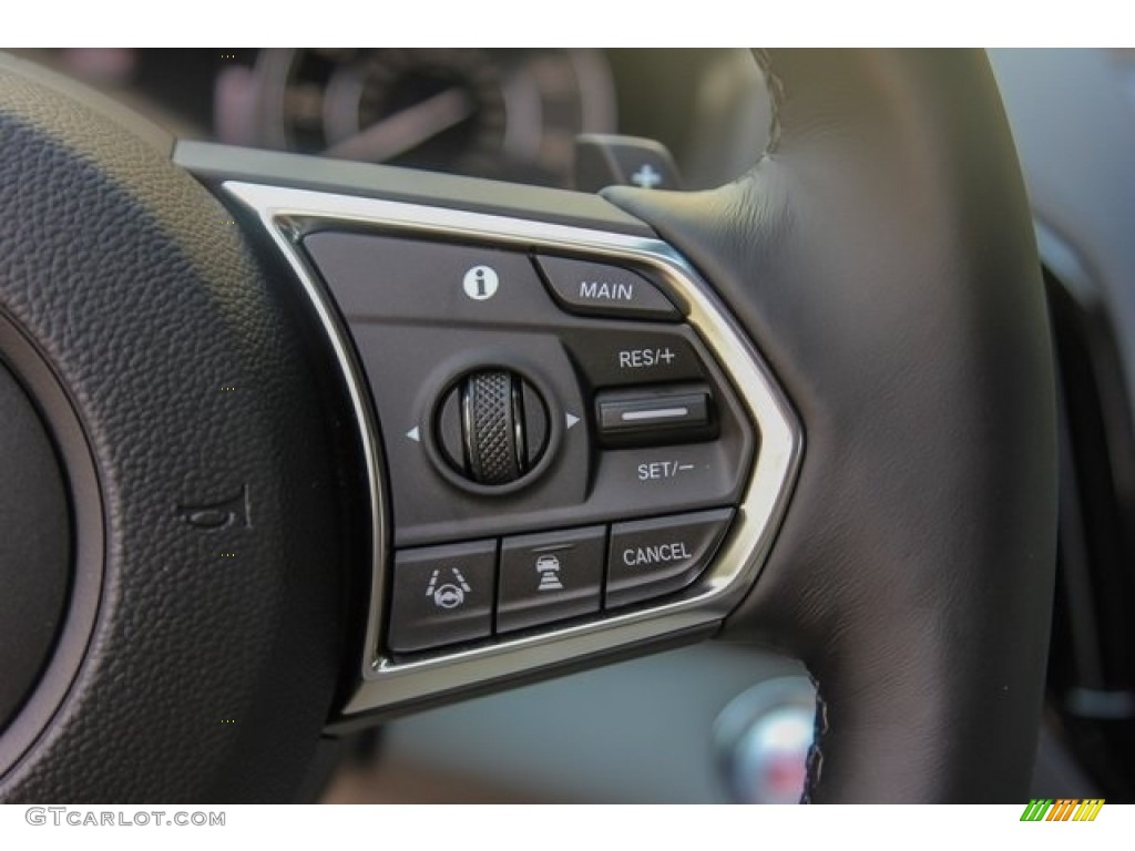 2019 Acura RDX Advance Graystone Steering Wheel Photo #128351988
