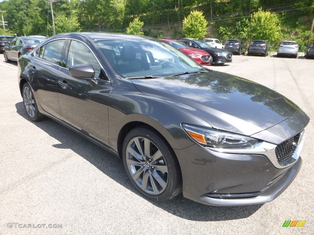 Machine Gray Metallic 2018 Mazda Mazda6 Touring Exterior Photo #128353674