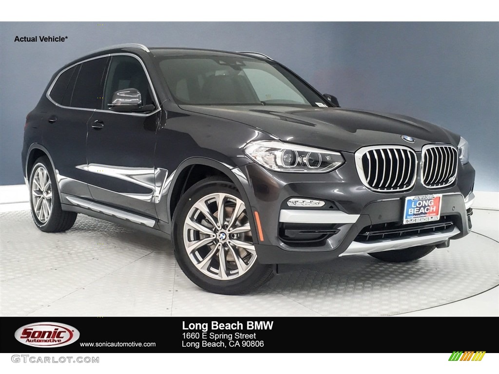 2019 X3 sDrive30i - Dark Graphite Metallic / Black photo #1