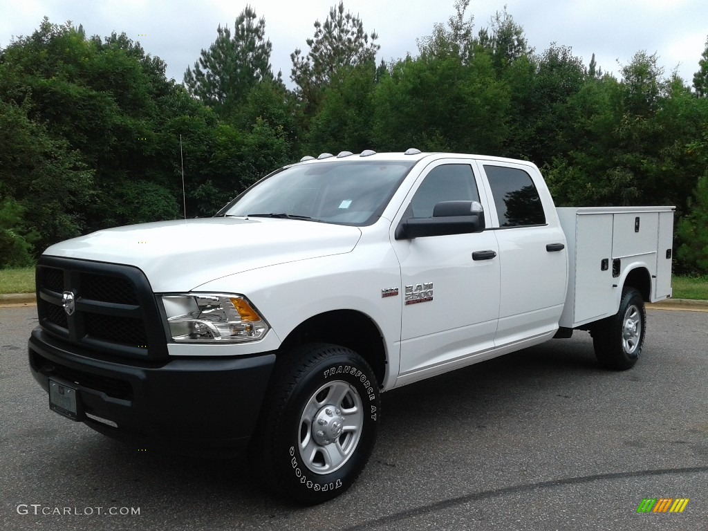 Bright White 2018 Ram 2500 Tradesman Crew Cab 4x4 Exterior Photo #128356871