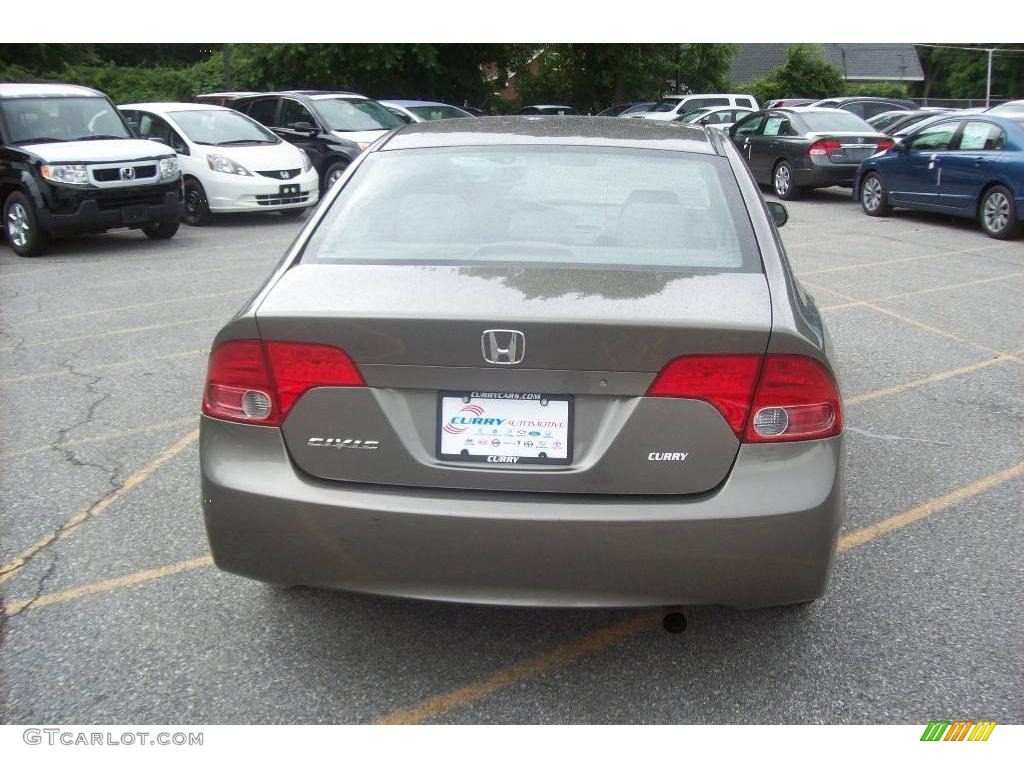 2007 Civic EX Sedan - Galaxy Gray Metallic / Gray photo #22