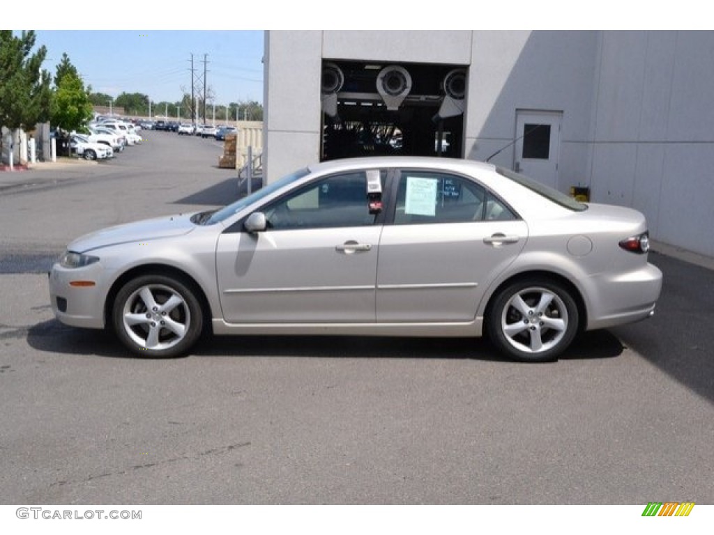 2007 MAZDA6 i Sport Sedan - Smokestone / Beige photo #3