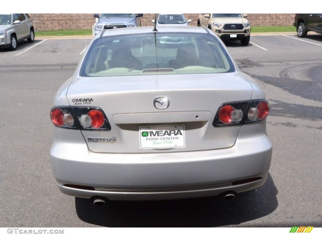 2007 MAZDA6 i Sport Sedan - Smokestone / Beige photo #5