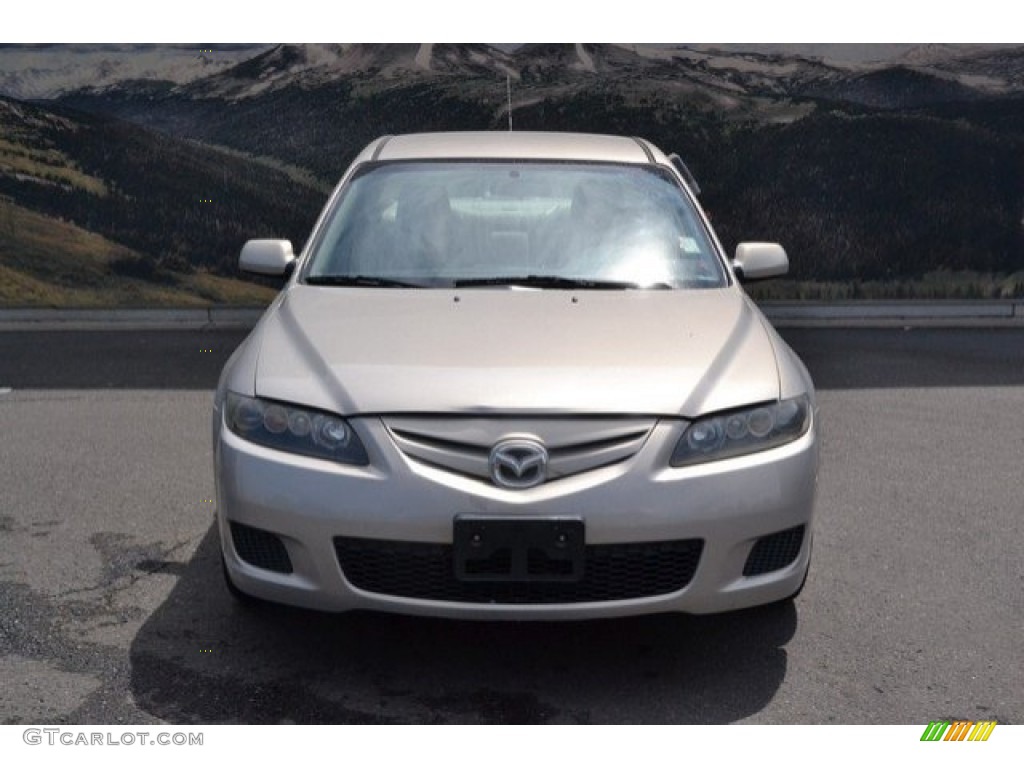 2007 MAZDA6 i Sport Sedan - Smokestone / Beige photo #8