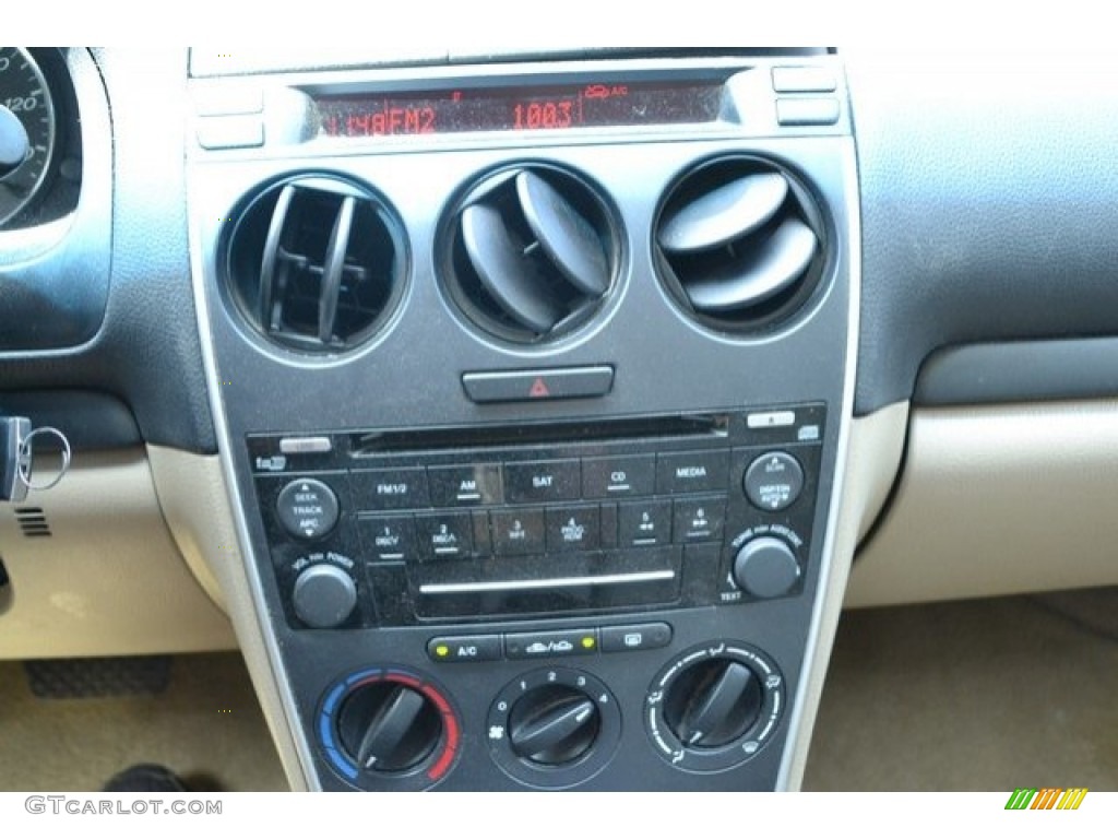 2007 MAZDA6 i Sport Sedan - Smokestone / Beige photo #11