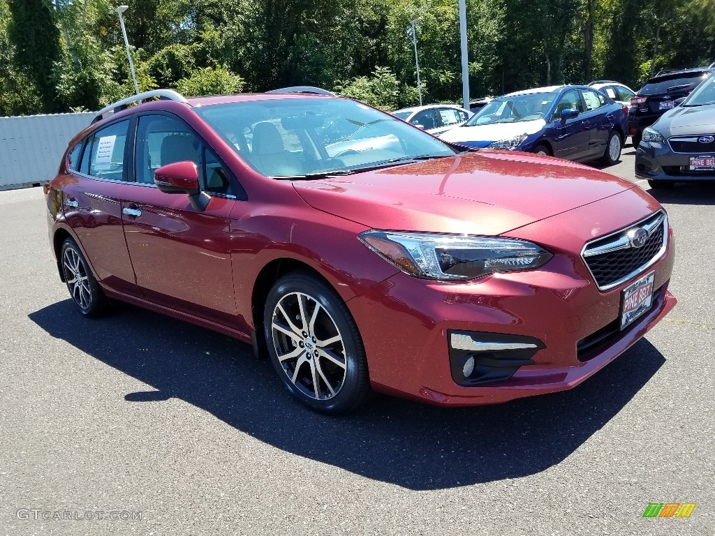 2018 Impreza 2.0i Limited 5-Door - Crimson Red Pearl / Ivory photo #1