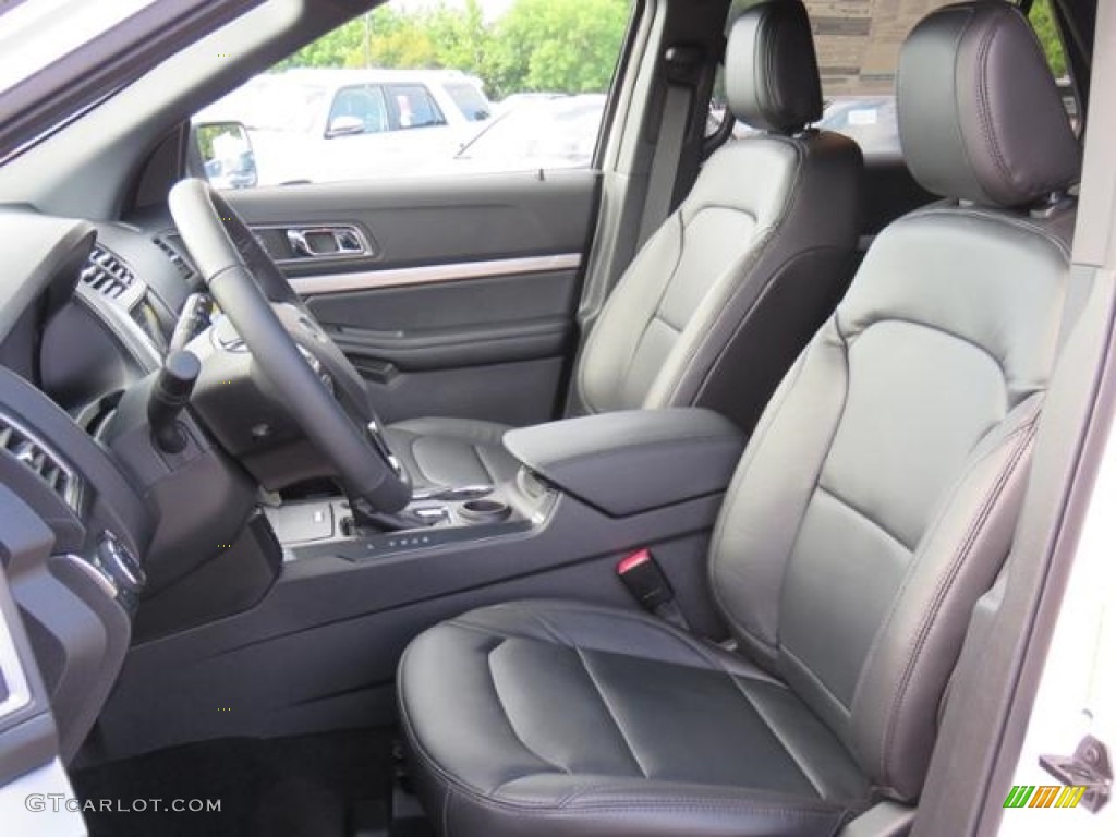 2018 Explorer XLT - White Platinum / Ebony Black photo #9