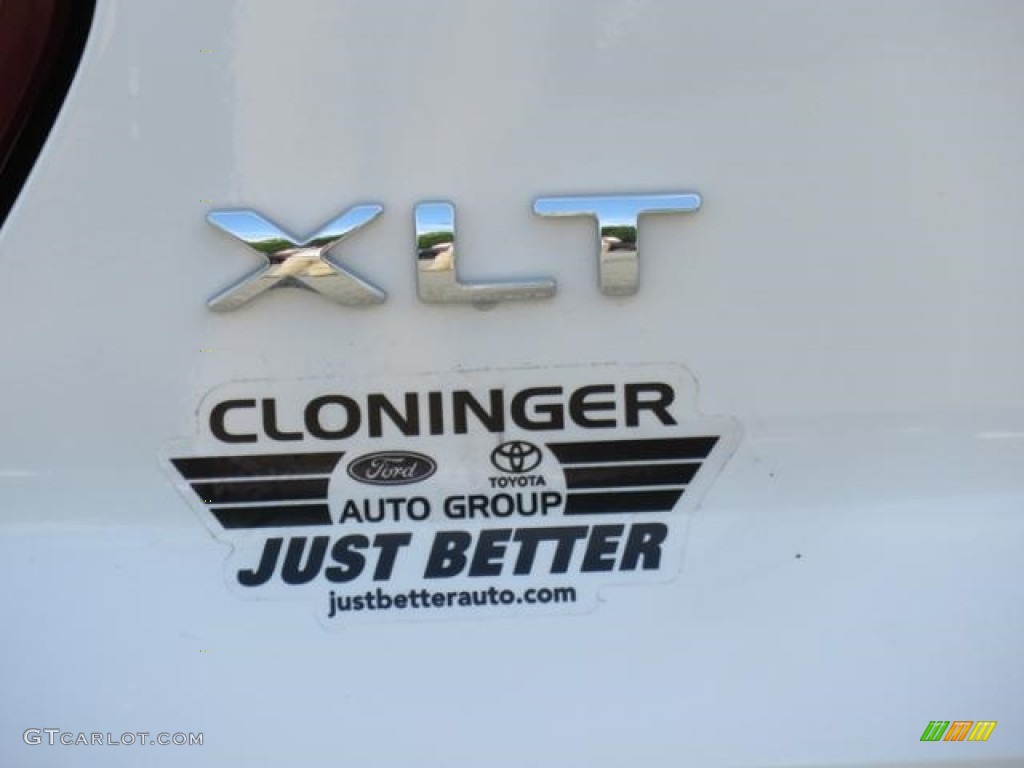 2018 Explorer XLT - White Platinum / Ebony Black photo #27