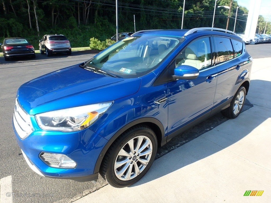 2018 Escape Titanium 4WD - Lightning Blue / Charcoal Black photo #7