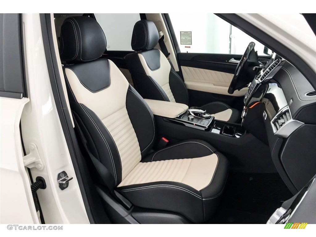 Porcelain/Black Interior 2018 Mercedes-Benz GLE 43 AMG 4Matic Photo #128364301
