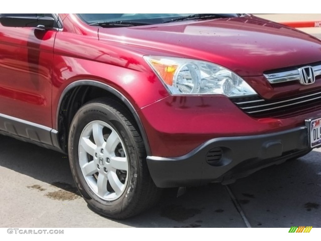 2008 CR-V EX 4WD - Tango Red Pearl / Ivory photo #10