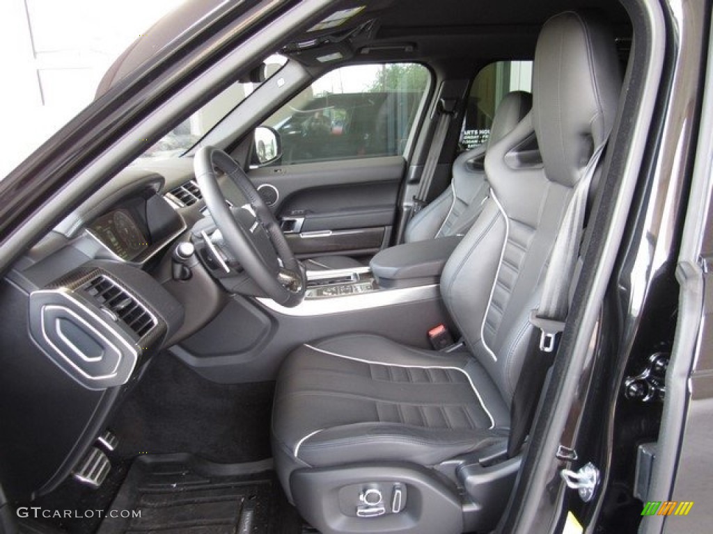 Ebony/Ebony Interior 2017 Land Rover Range Rover Sport SVR Photo #128369911