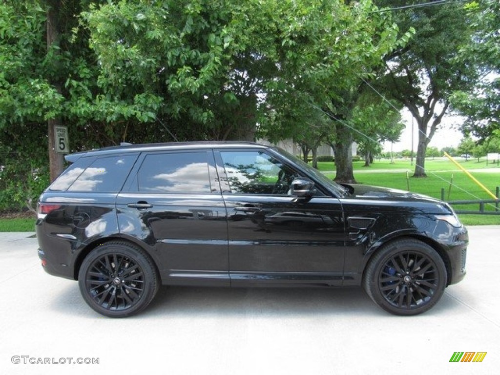 Santorini Black 2017 Land Rover Range Rover Sport SVR Exterior Photo #128369974