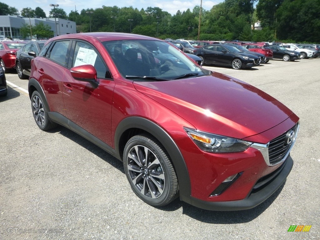 Soul Red Metallic 2019 Mazda CX-3 Touring AWD Exterior Photo #128370130