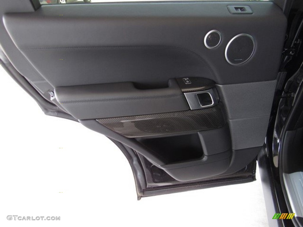 2017 Land Rover Range Rover Sport SVR Ebony/Ebony Door Panel Photo #128370271