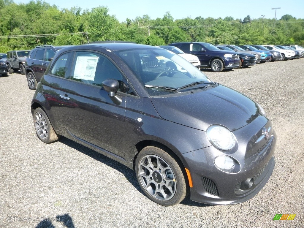 Granito Gray 2018 Fiat 500 Pop Exterior Photo #128370466