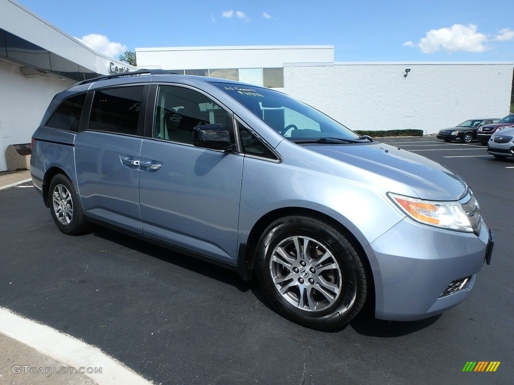 2011 Odyssey EX - Celestial Blue Metallic / Gray photo #3