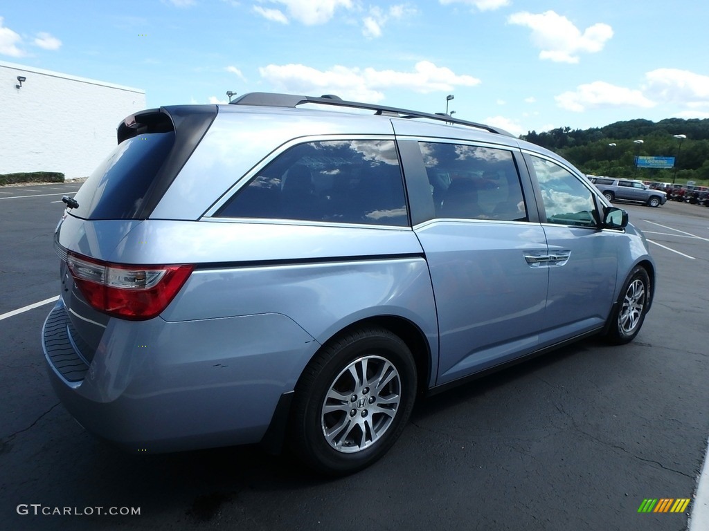 2011 Odyssey EX - Celestial Blue Metallic / Gray photo #5