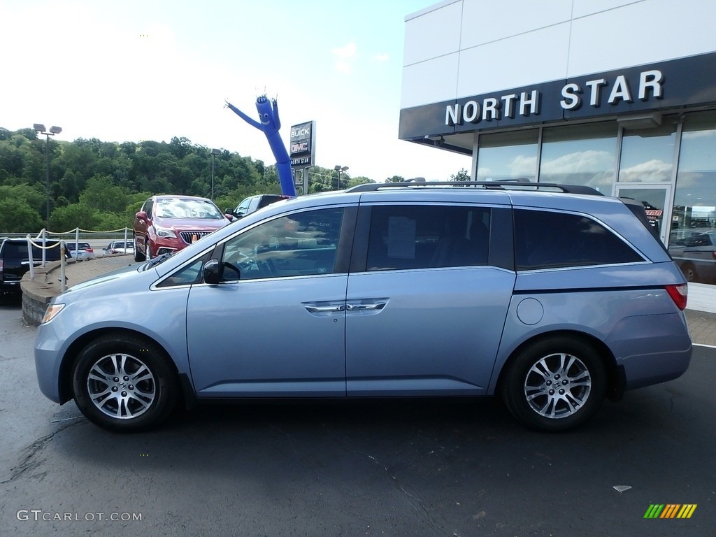 2011 Odyssey EX - Celestial Blue Metallic / Gray photo #9