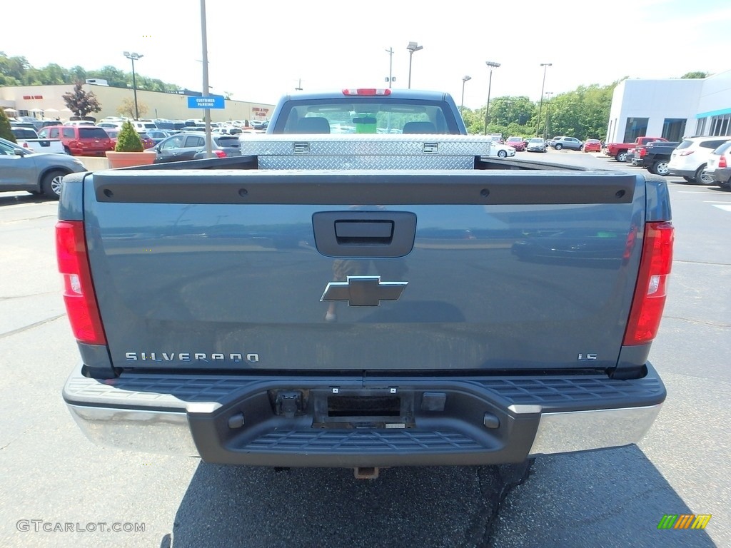 2010 Silverado 1500 Regular Cab 4x4 - Blue Granite Metallic / Dark Titanium photo #8