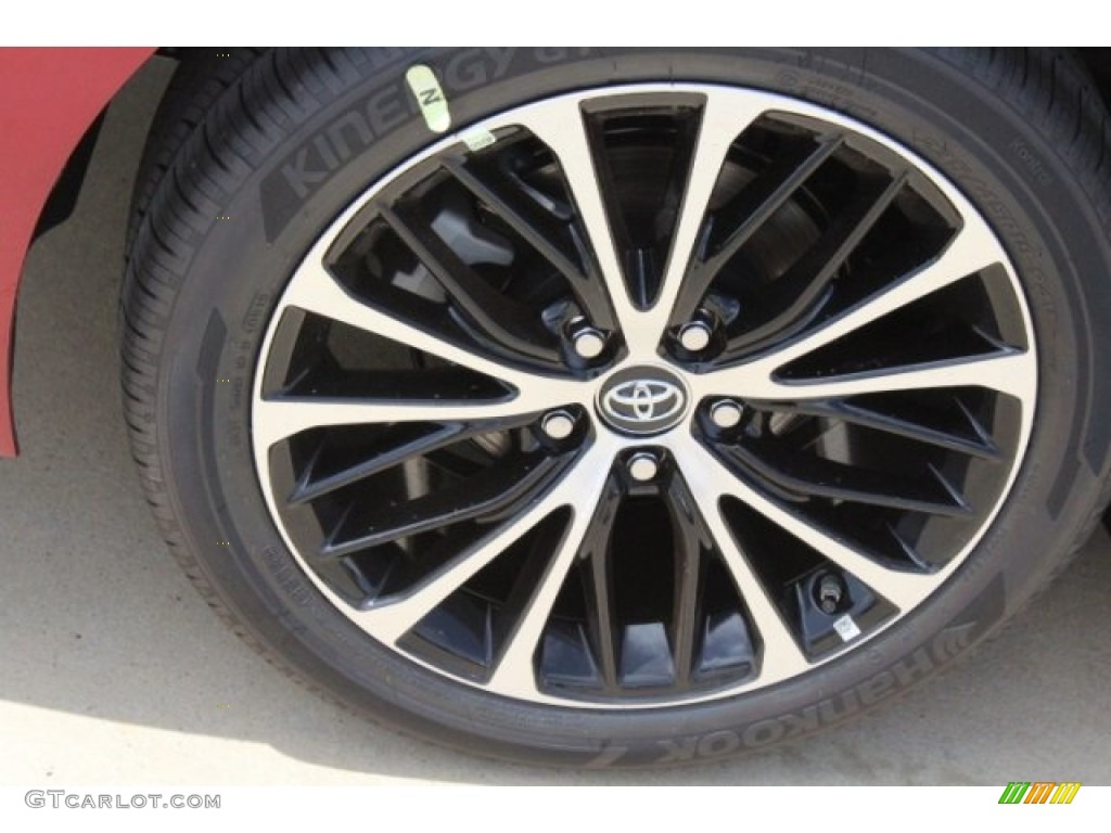 2018 Camry SE - Ruby Flare Pearl / Black photo #9