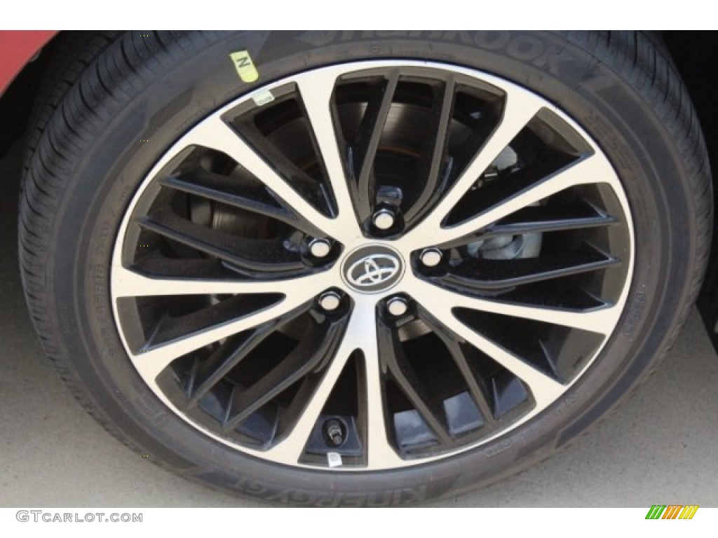 2018 Camry SE - Ruby Flare Pearl / Black photo #10