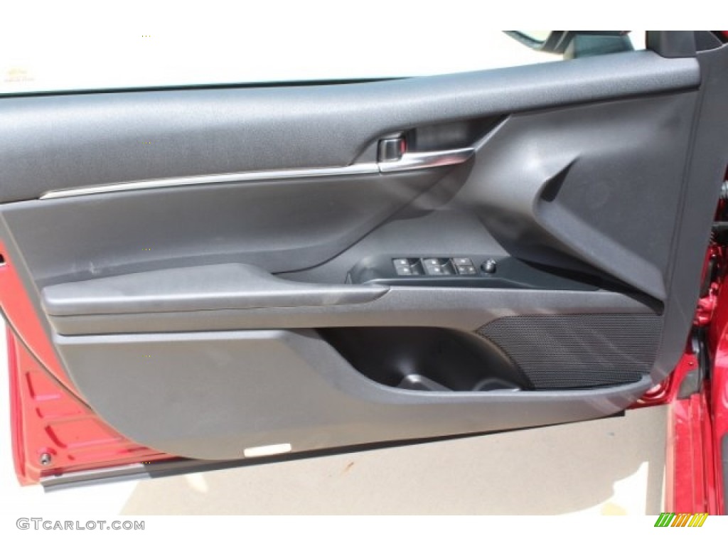 2018 Camry SE - Ruby Flare Pearl / Black photo #12