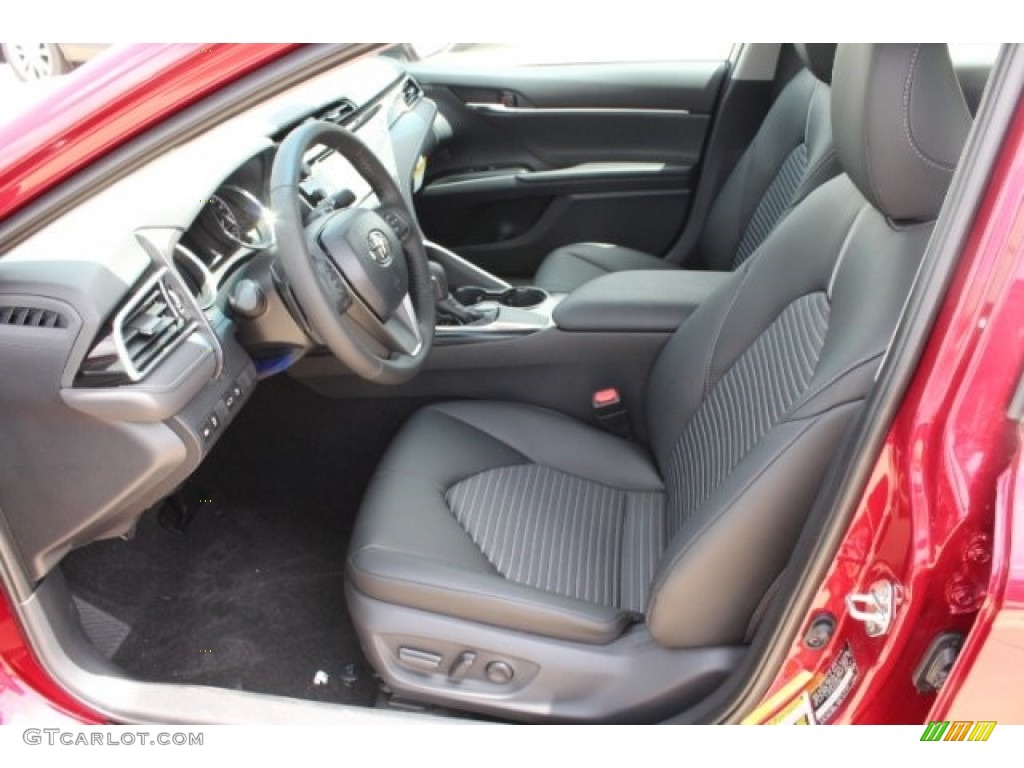 2018 Camry SE - Ruby Flare Pearl / Black photo #14
