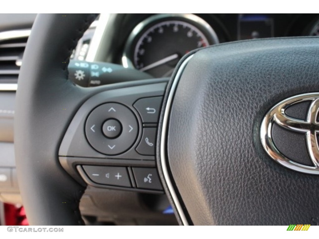 2018 Camry SE - Ruby Flare Pearl / Black photo #18