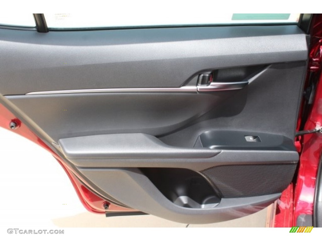 2018 Camry SE - Ruby Flare Pearl / Black photo #22