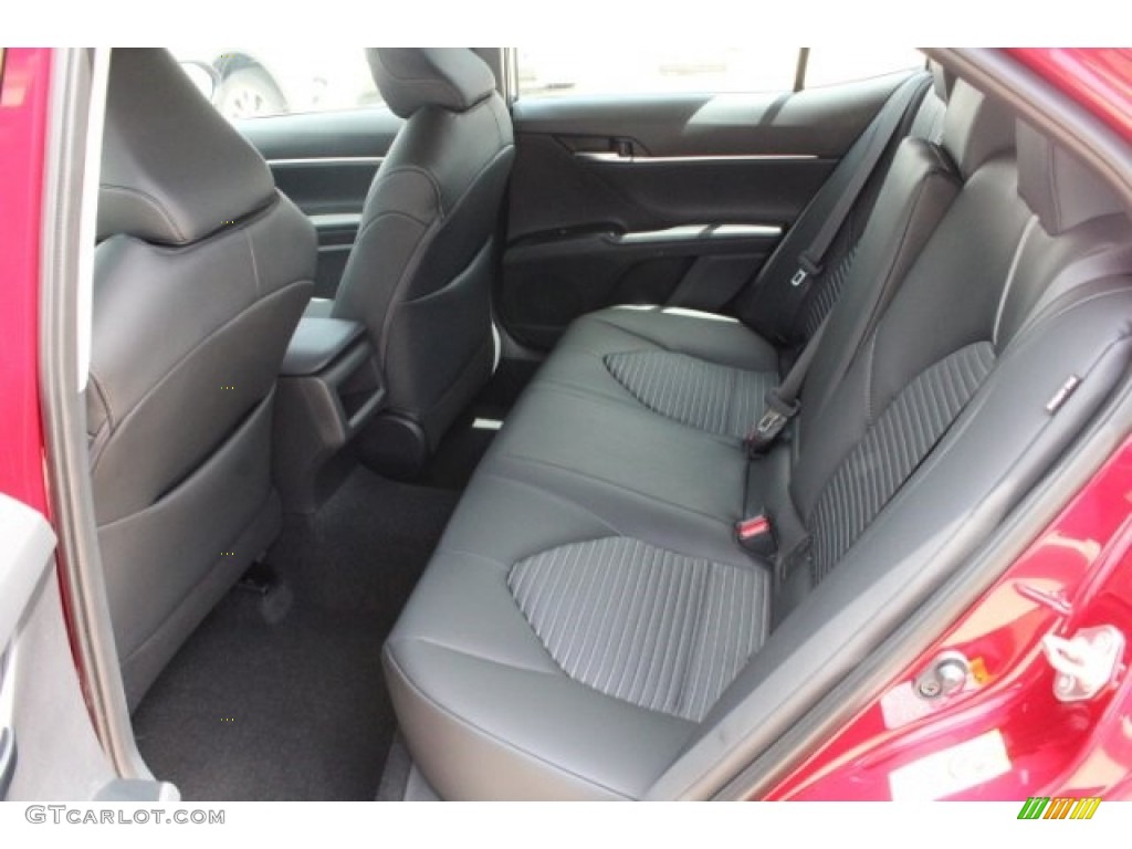 2018 Camry SE - Ruby Flare Pearl / Black photo #23