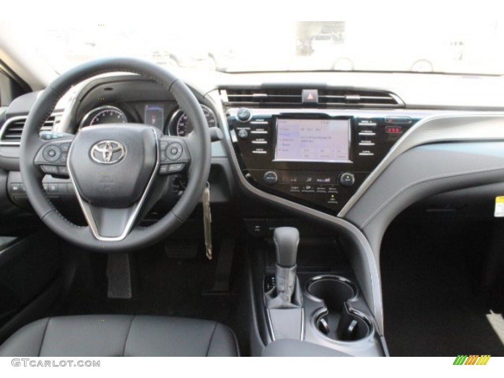 2018 Camry SE - Ruby Flare Pearl / Black photo #24