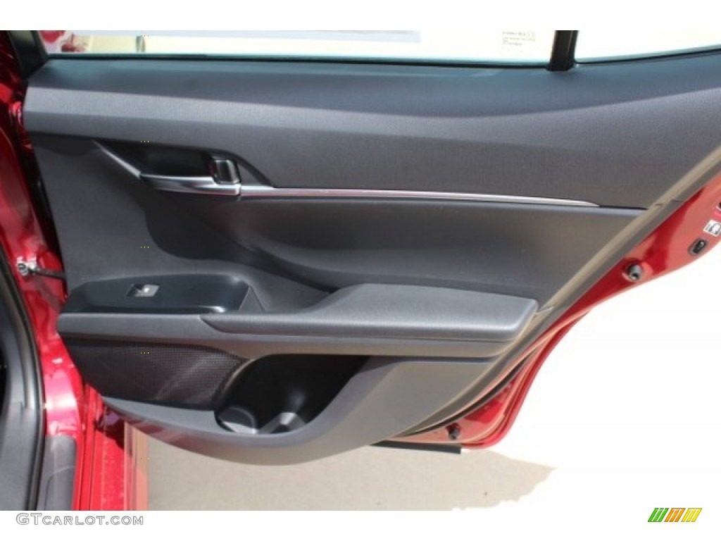 2018 Camry SE - Ruby Flare Pearl / Black photo #27