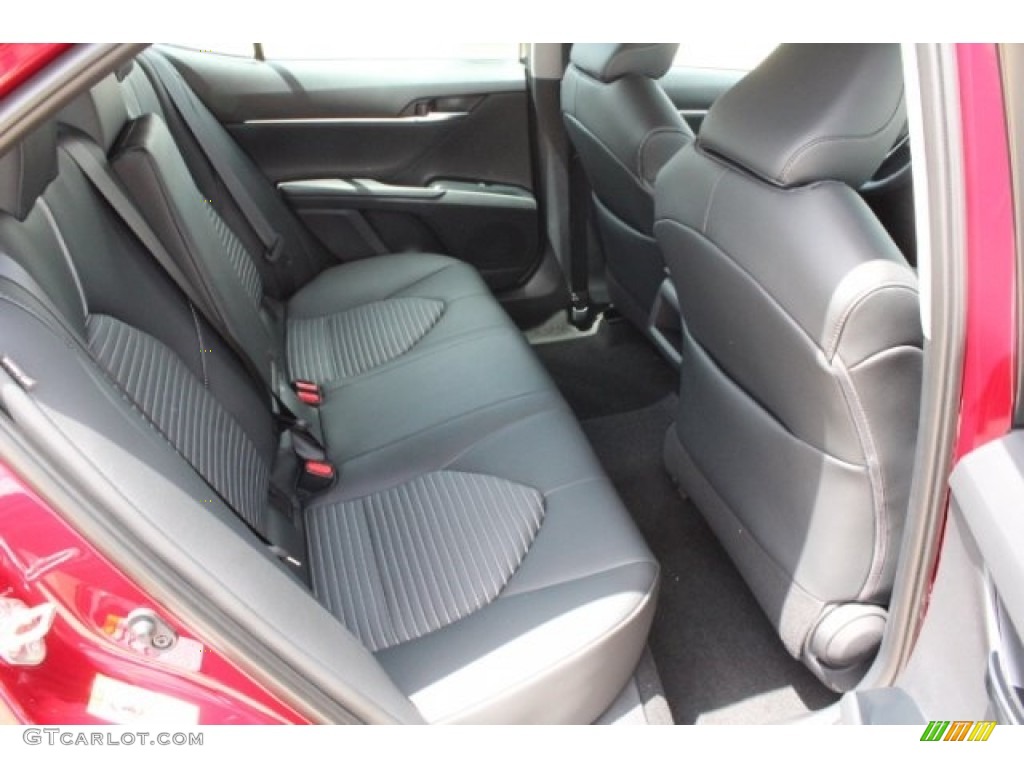 2018 Camry SE - Ruby Flare Pearl / Black photo #28