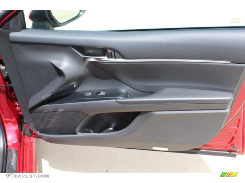 2018 Camry SE - Ruby Flare Pearl / Black photo #29