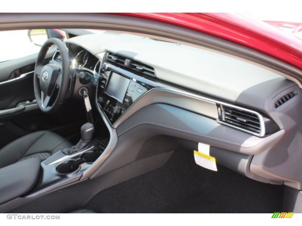 2018 Camry SE - Ruby Flare Pearl / Black photo #30