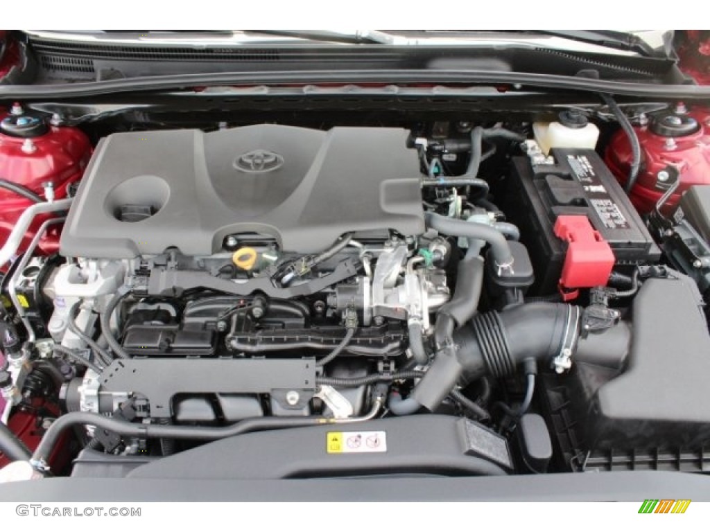 2018 Camry SE - Ruby Flare Pearl / Black photo #32