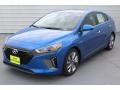 2018 Electric Blue Metallic Hyundai Ioniq Hybrid Limited  photo #3