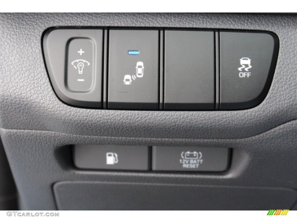 2018 Ioniq Hybrid Limited - Electric Blue Metallic / Charcoal Black photo #24